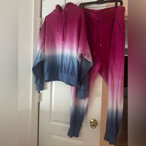 Women xl Ralph Lauren Tie Dye sweat suit